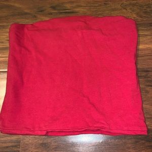 Red tube top